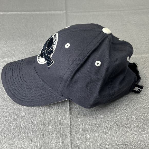 Penn State Nittany Lions Hat Navy Blue Starter Adjustable Strapback Cap - Picture 6 of 9